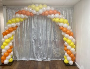 balloon arch, indoor arch